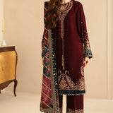 JAZMIN__Embroidered Velvet Formal VF-2038