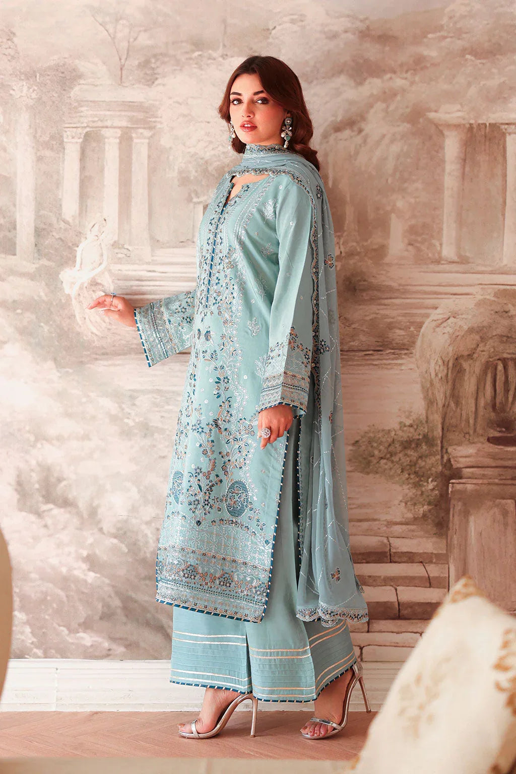 Ramsha | Aangan Luxury Raw silk | AA-204 - Rang-e-Khaas