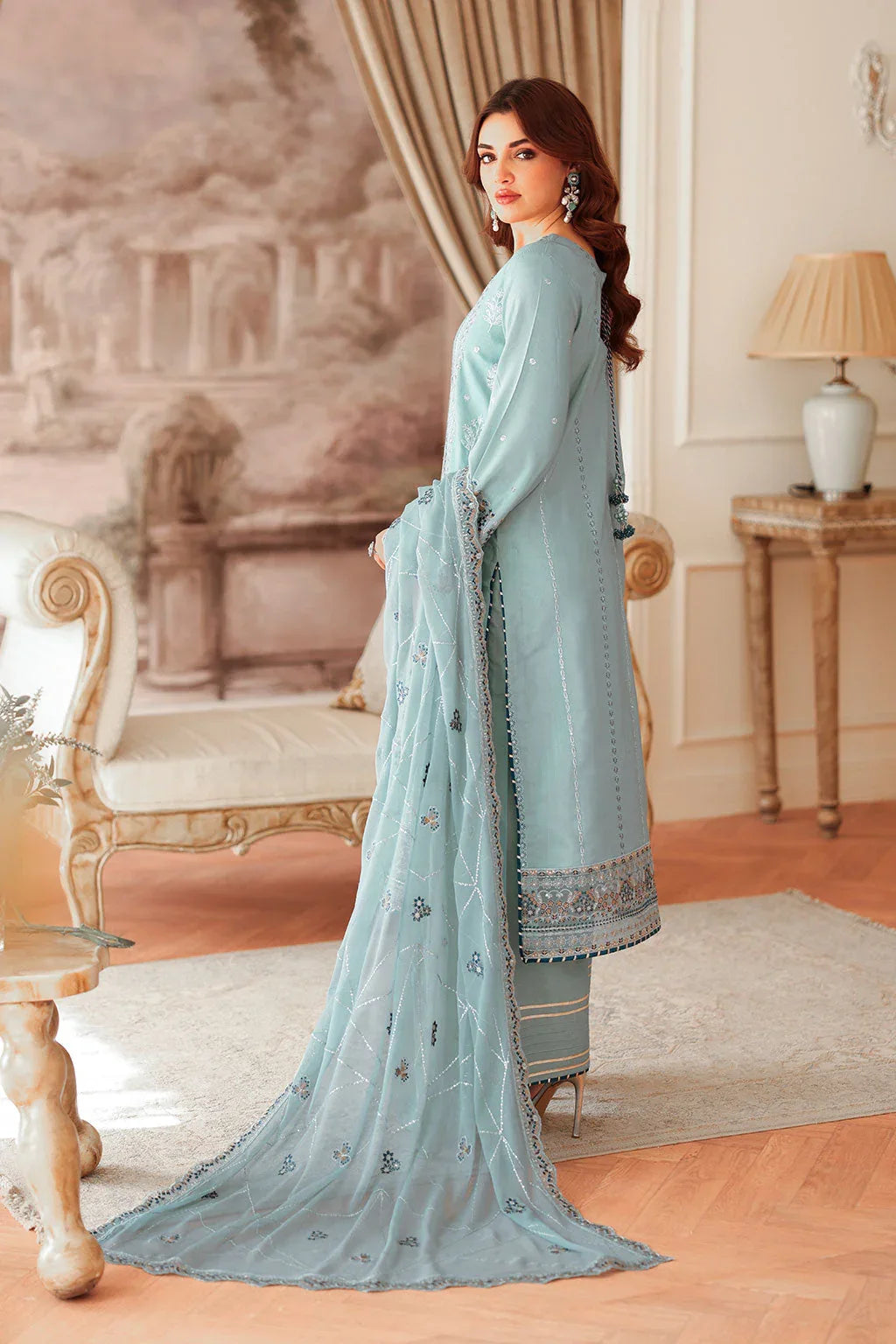 Ramsha | Aangan Luxury Raw silk | AA-204 - Rang-e-Khaas