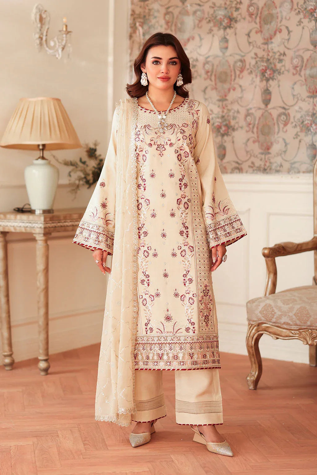 Ramsha | Aangan Luxury Raw silk | AA-207 - Rang-e-Khaas