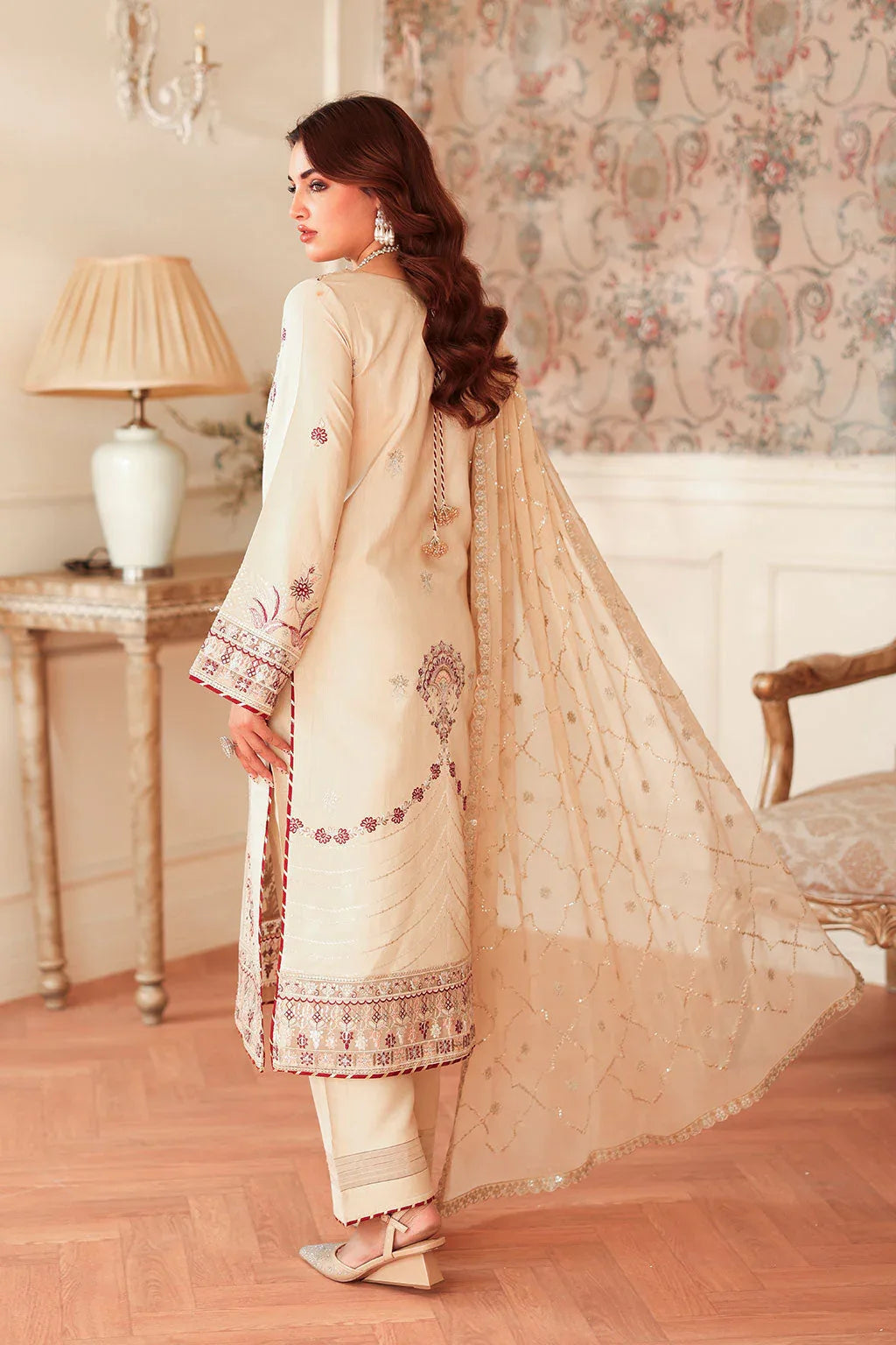 Ramsha | Aangan Luxury Raw silk | AA-207 - Rang-e-Khaas