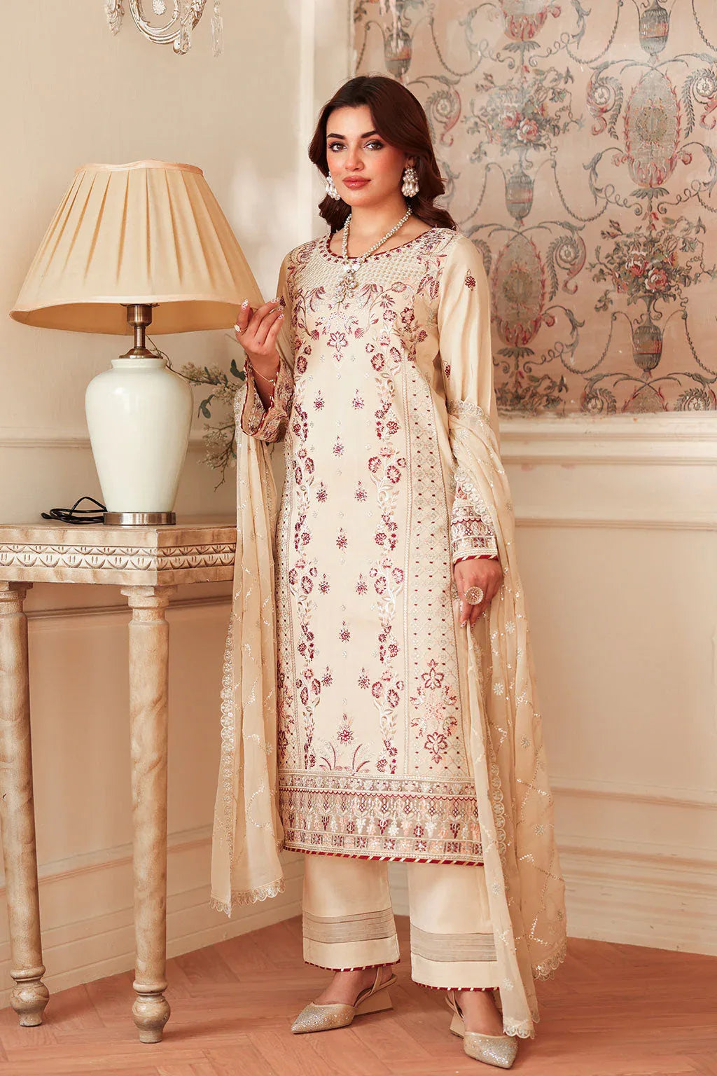 Ramsha | Aangan Luxury Raw silk | AA-207 - Rang-e-Khaas