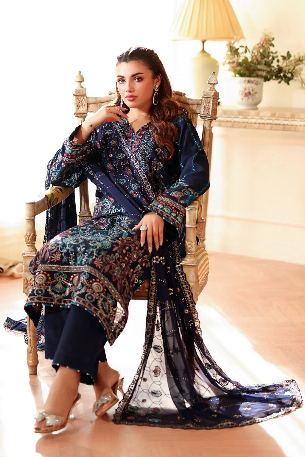 Ramsha | Aangan Luxury Raw silk | AA-201 - Rang-e-Khaas