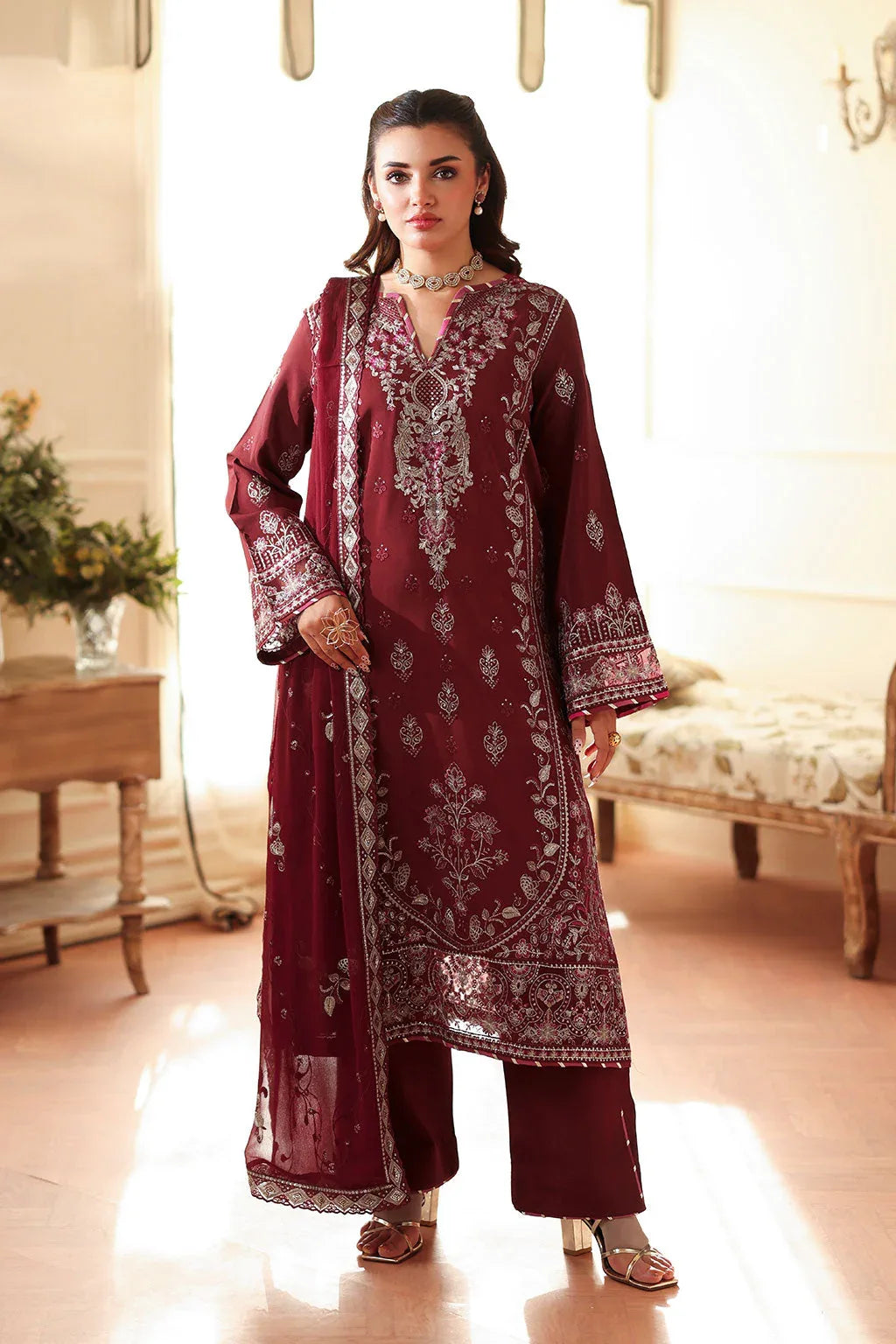 Ramsha | Aangan Luxury Raw silk | AA-203 - Rang-e-Khaas
