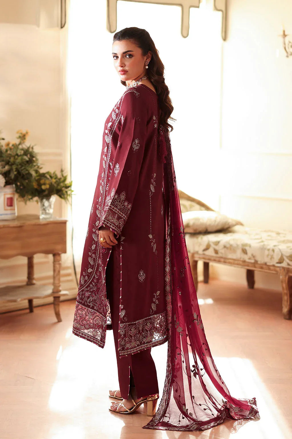 Ramsha | Aangan Luxury Raw silk | AA-203 - Rang-e-Khaas