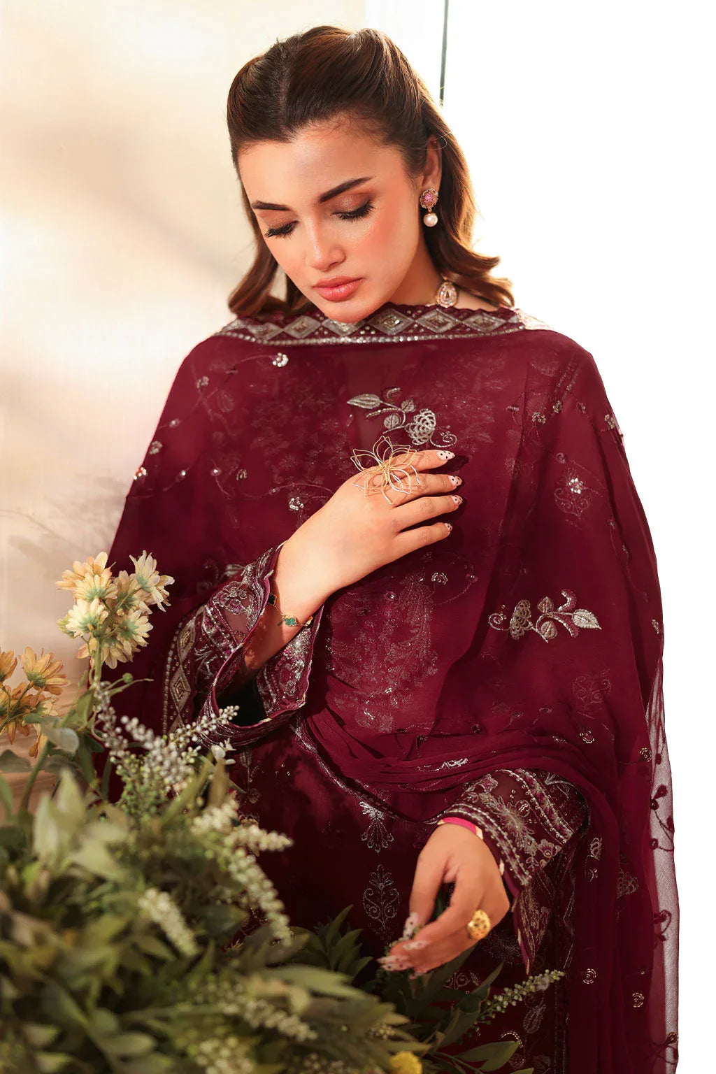 Ramsha | Aangan Luxury Raw silk | AA-203 - Rang-e-Khaas