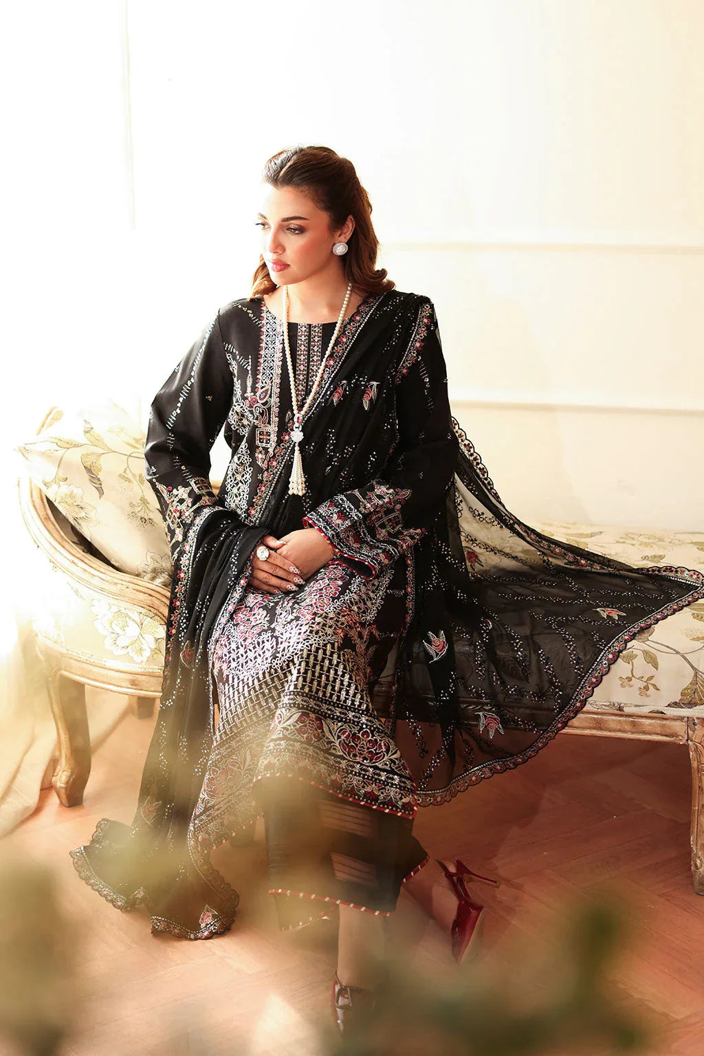 Ramsha | Aangan Luxury Raw silk | AA-206 - Rang-e-Khaas