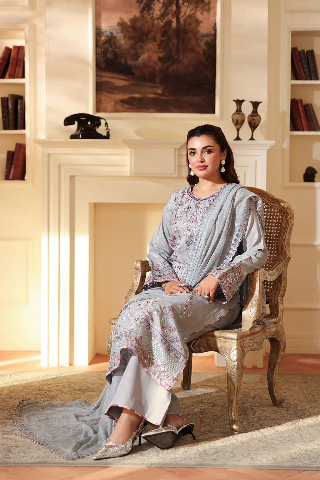 Ramsha | Aangan Luxury Raw silk | AA-209 - Rang-e-Khaas