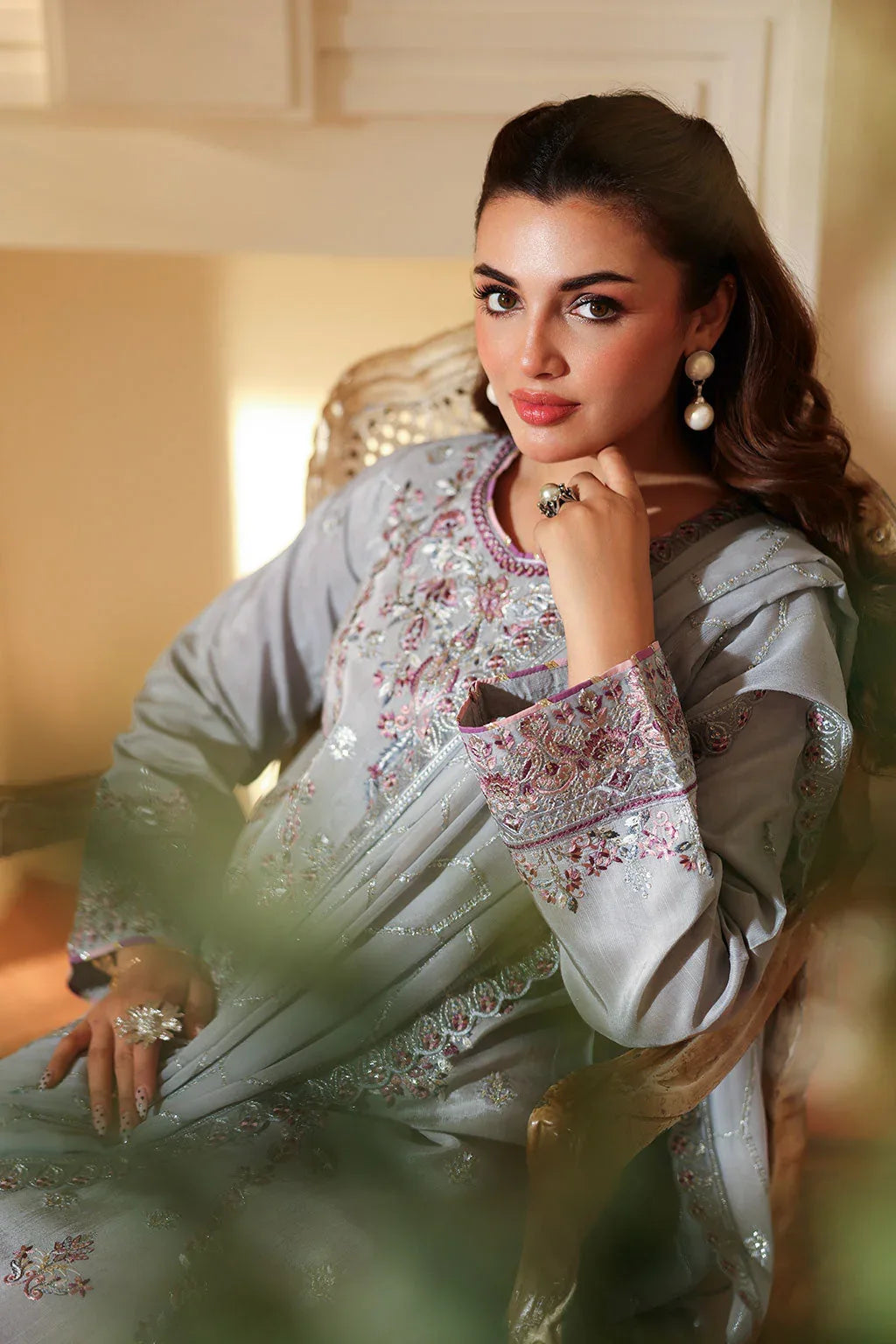 Ramsha | Aangan Luxury Raw silk | AA-209 - Rang-e-Khaas