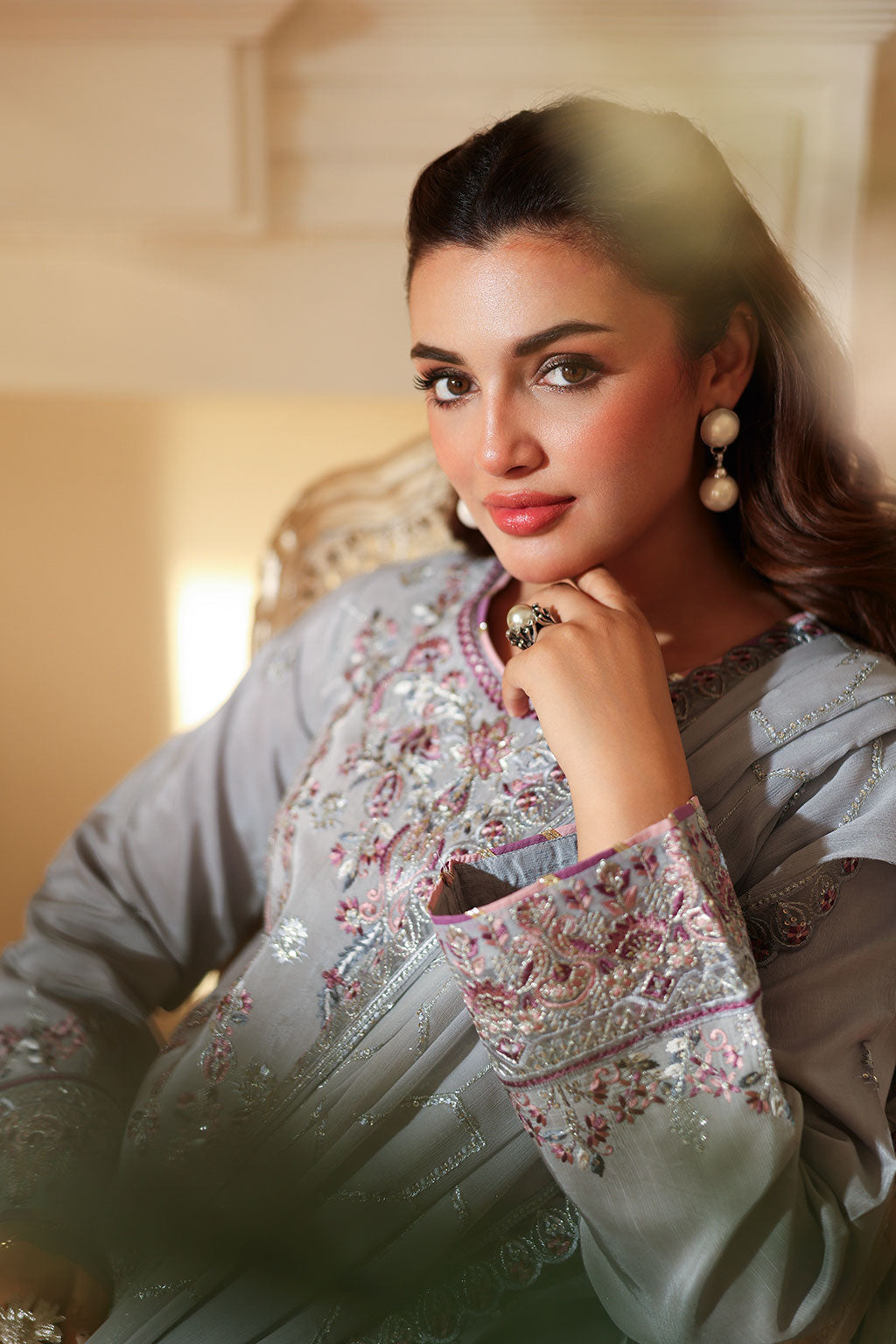 Ramsha | Aangan Luxury Raw silk | AA-209