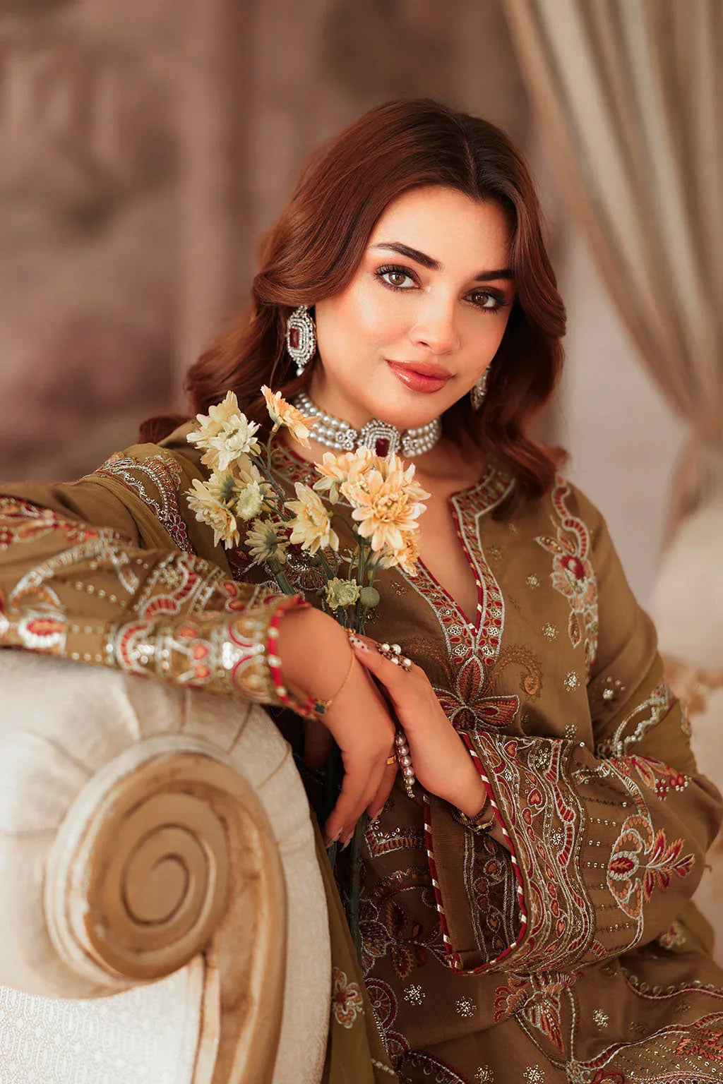 Ramsha | Aangan Luxury Raw silk | AA-210 - Rang-e-Khaas