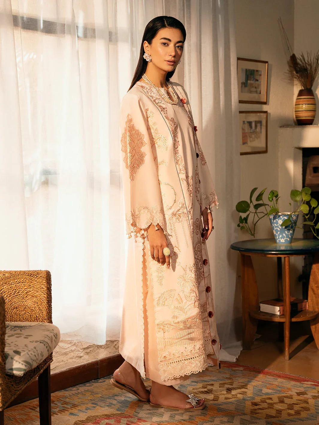 Izel | Dastak Luxury Lawn | AARZOO - Rang-e-Khaas