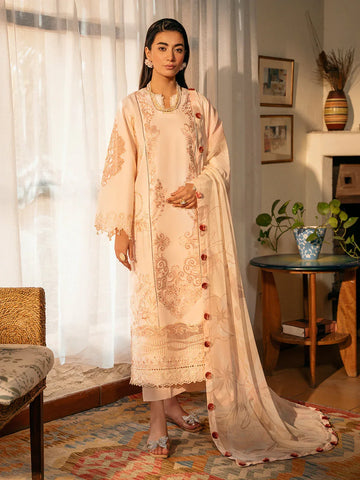 Izel | Dastak Luxury Lawn | AARZOO - Rang-e-Khaas