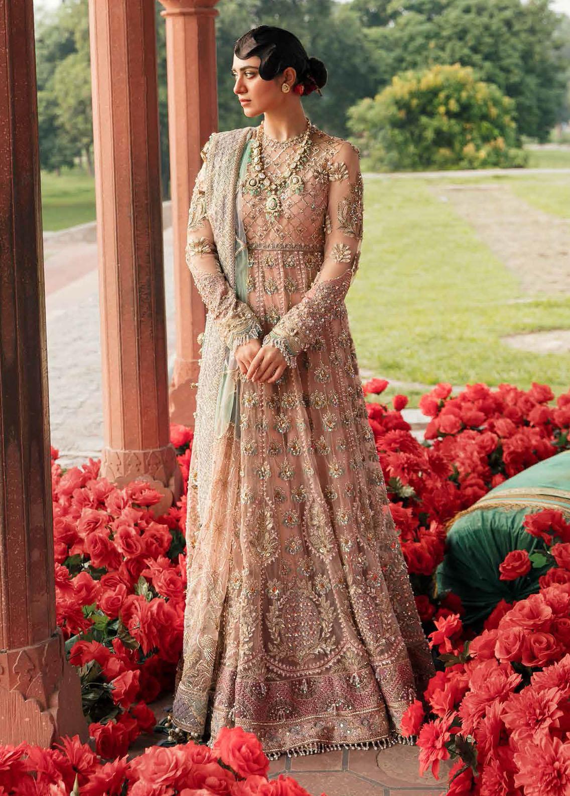 Afrozeh Embroidered Suits Unstitched 3 Piece AF22B 005 Mahtab - Bridal