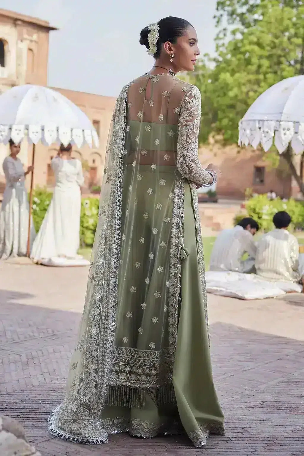 Afrozeh | Dastangoi Wedding Formals | Nigar - Rang-e-Khaas