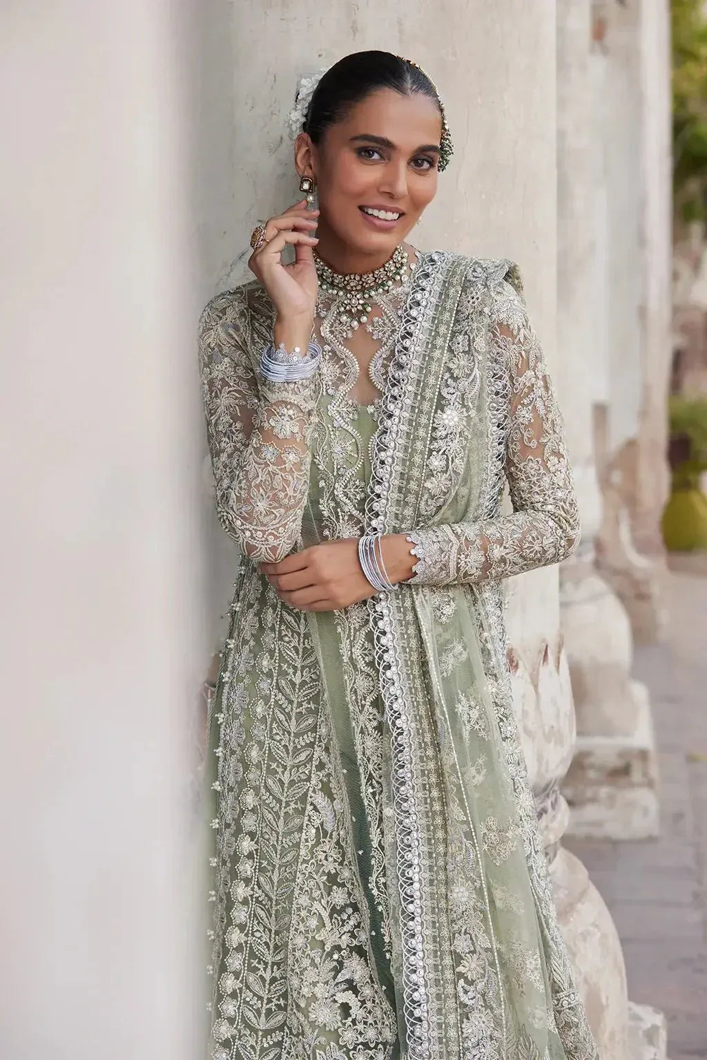 Afrozeh | Dastangoi Wedding Formals | Nigar - Rang-e-Khaas