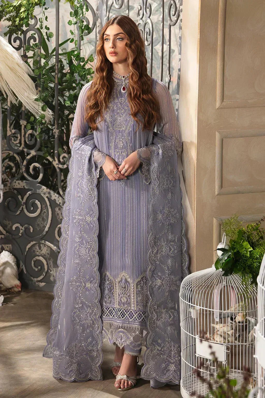 Afrozeh | La Fuchsia 24 | Elyssa - Rang-e-Khaas