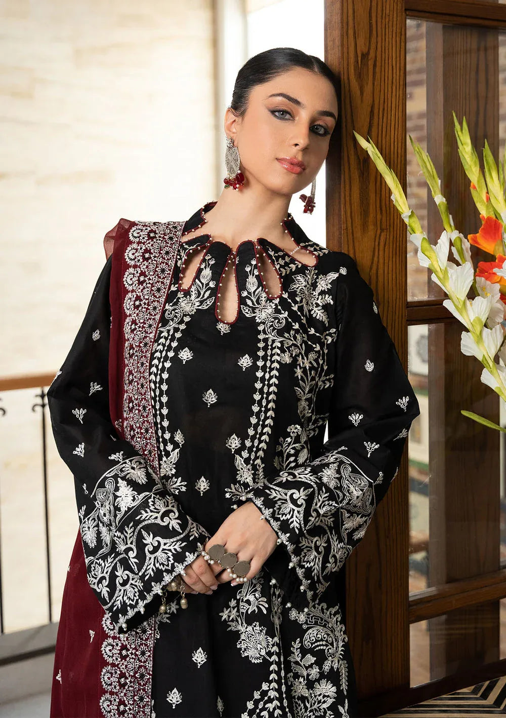 Aik Atelier | Samah Lawn 24 | LOOK 01 - Rang-e-Khaas