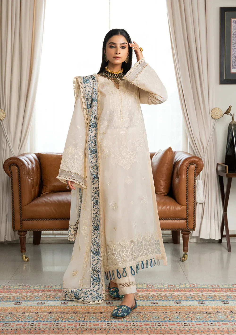 Aik Atelier | Samah Lawn 24 | LOOK 02 - Rang-e-Khaas