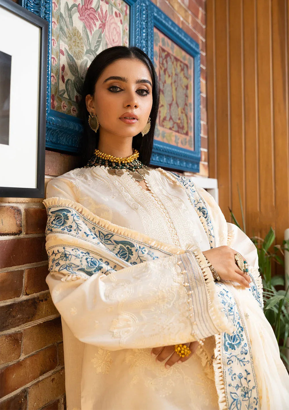 Aik Atelier | Samah Lawn 24 | LOOK 02 - Rang-e-Khaas