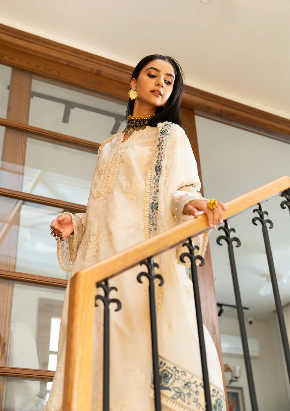 Aik Atelier | Samah Lawn 24 | LOOK 02 - Rang-e-Khaas