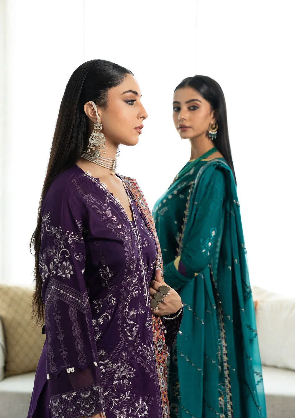 Aik Atelier | Samah Lawn 24 | LOOK 03 - Rang-e-Khaas