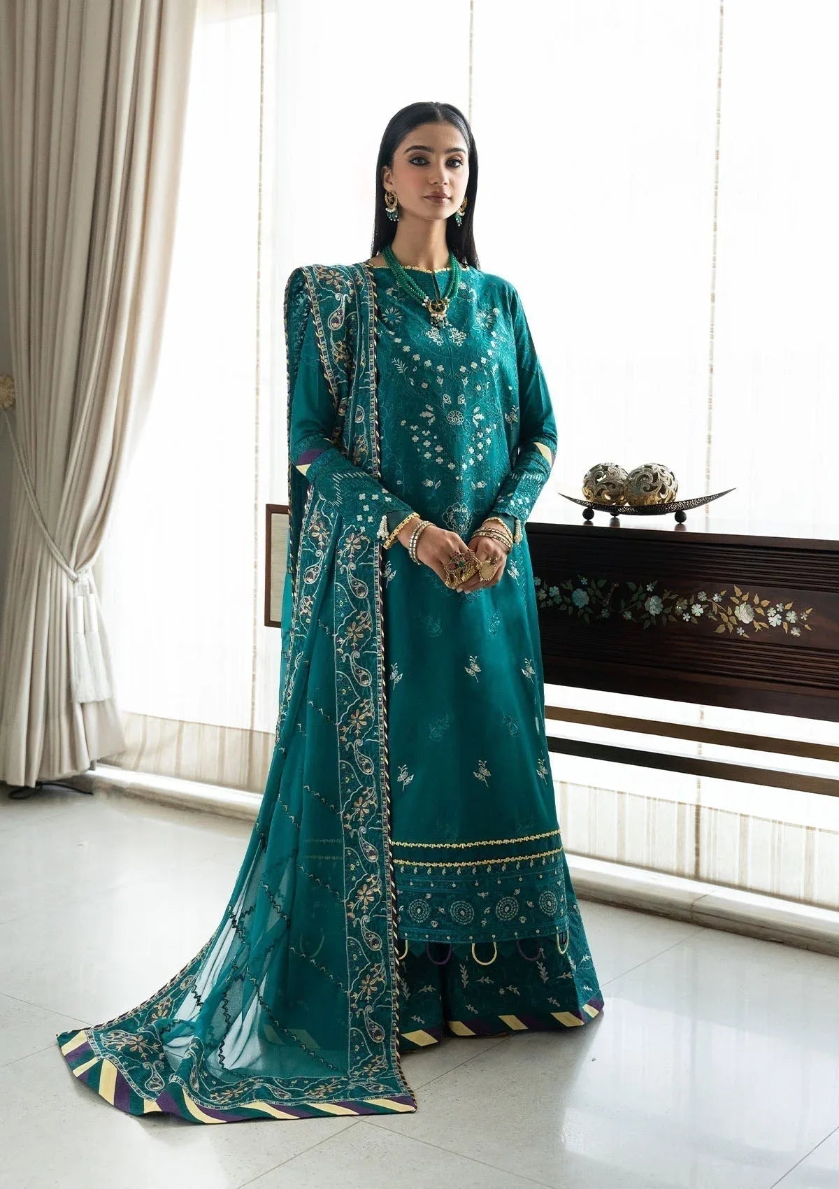 Aik Atelier | Samah Lawn 24 | LOOK 04 - Rang-e-Khaas