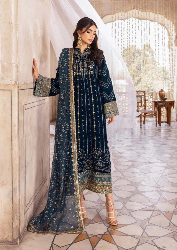 Aik Atelier | Luxury Velvet 25 | BAAGH - LOOK 01 - Rang-e-Khaas