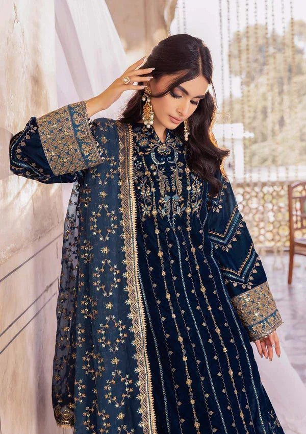 Aik Atelier | Luxury Velvet 25 | BAAGH - LOOK 01 - Rang-e-Khaas