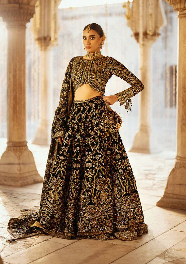 Aik Atelier | Dastoor Velvet 24 | DASTOOR - LOOK 01 - Rang-e-Khaas