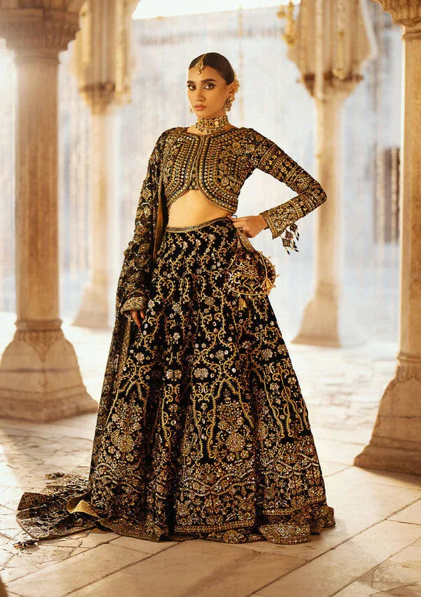 Aik Atelier | Dastoor Velvet 24 | DASTOOR - LOOK 01 - Rang-e-Khaas