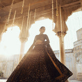 Aik Atelier | Dastoor Velvet 24 | DASTOOR - LOOK 01