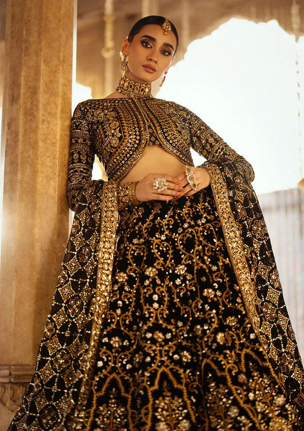 Aik Atelier | Dastoor Velvet 24 | DASTOOR - LOOK 01 - Rang-e-Khaas