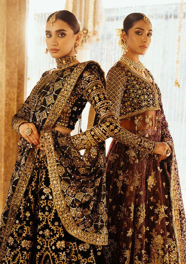 Aik Atelier | Dastoor Velvet 24 | DASTOOR - LOOK 01 - Rang-e-Khaas
