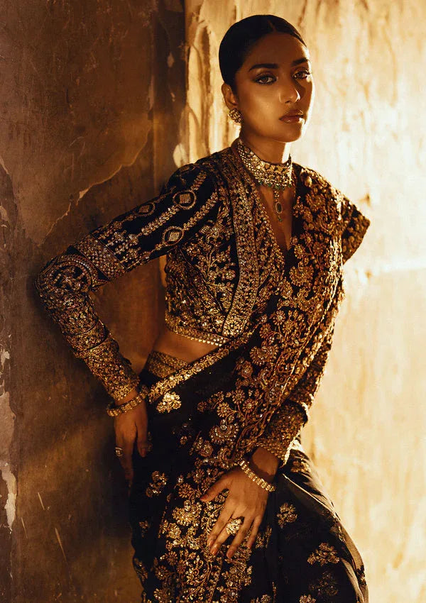 Aik Atelier | Dastoor Velvet 24 | DASTOOR - LOOK 04 - Rang-e-Khaas