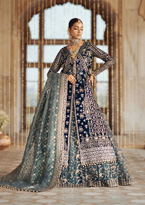 Aik Atelier | Dastoor Velvet 24 | DASTOOR - LOOK 05 - Rang-e-Khaas