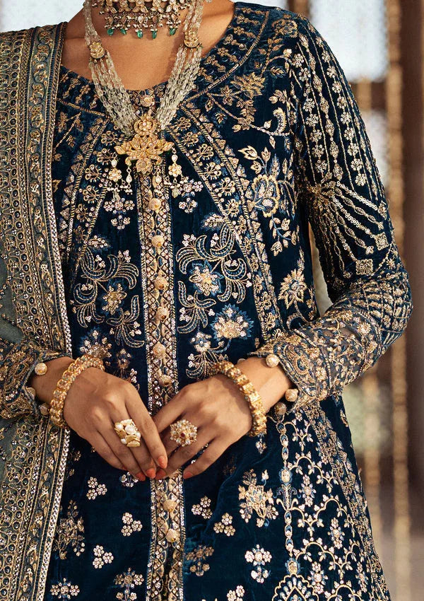 Aik Atelier | Dastoor Velvet 24 | DASTOOR - LOOK 05 - Rang-e-Khaas