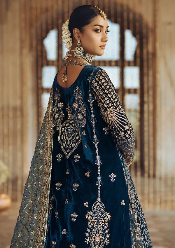 Aik Atelier | Dastoor Velvet 24 | DASTOOR - LOOK 05 - Rang-e-Khaas