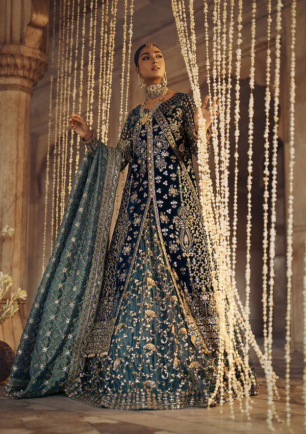 Aik Atelier | Dastoor Velvet 24 | DASTOOR - LOOK 05 - Rang-e-Khaas