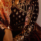 Aik Atelier | Dastoor Velvet 24 | DASTOOR - LOOK 06