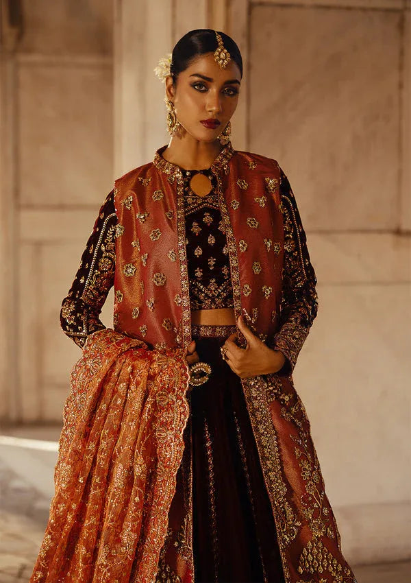 Aik Atelier | Dastoor Velvet 24 | DASTOOR - LOOK 06 - Rang-e-Khaas
