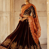 Aik Atelier | Dastoor Velvet 24 | DASTOOR - LOOK 06