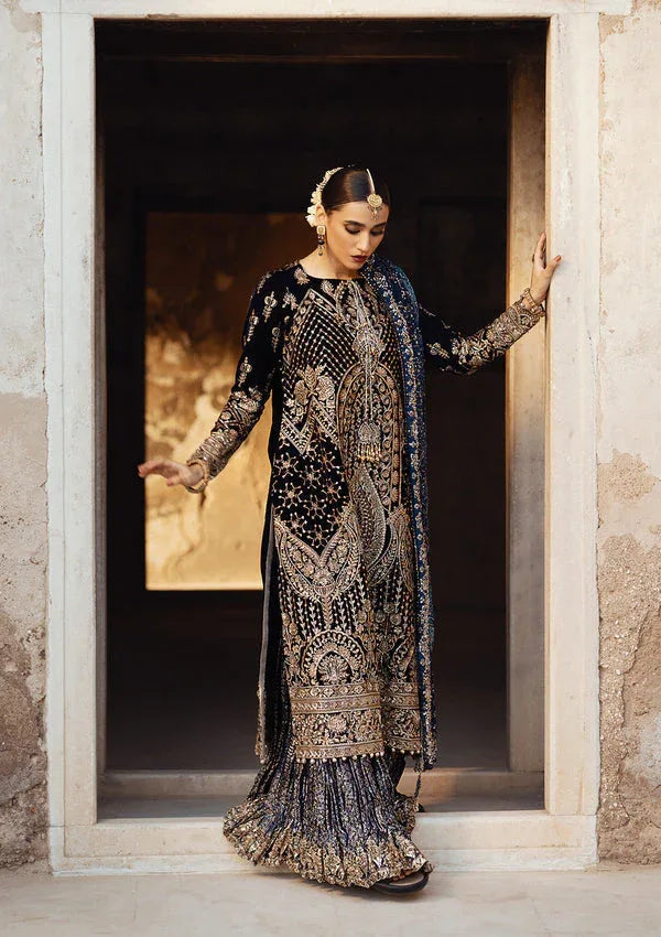 Aik Atelier | Dastoor Velvet 24 | DASTOOR - LOOK 07 - Rang-e-Khaas