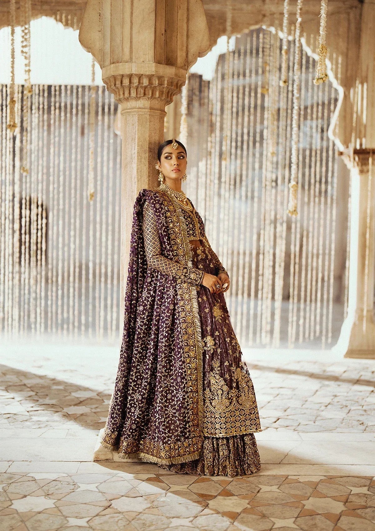 Aik Atelier | Dastoor Velvet 24 | DASTOOR - LOOK 10 - Rang-e-Khaas