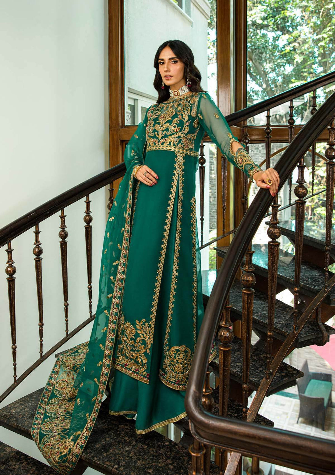 Aik Atelier | Formals Collection | GLOSSIER - LOOK 01 - Rang-e-Khaas
