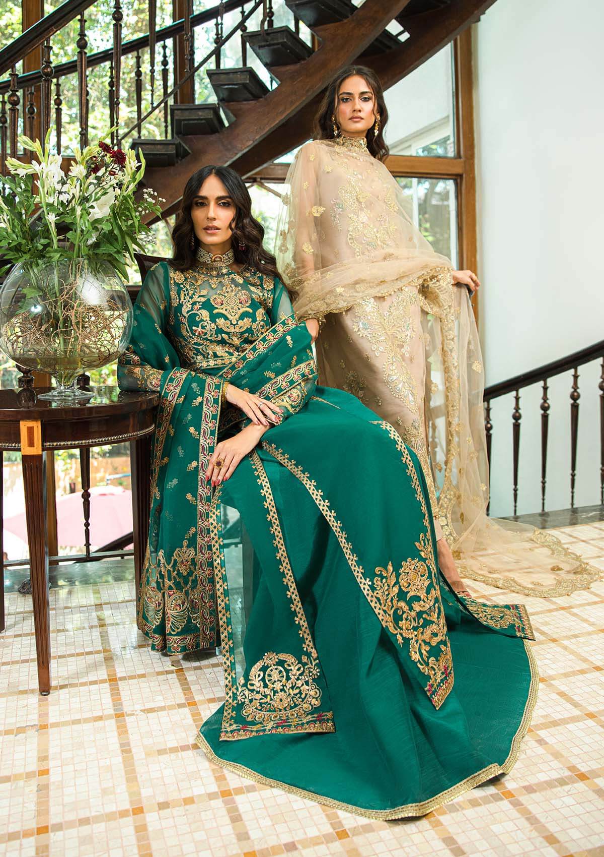 Aik Atelier | Formals Collection | GLOSSIER - LOOK 01 - Rang-e-Khaas