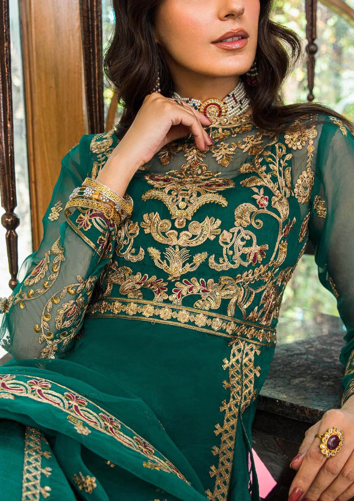 Aik Atelier | Formals Collection | GLOSSIER - LOOK 01 - Rang-e-Khaas