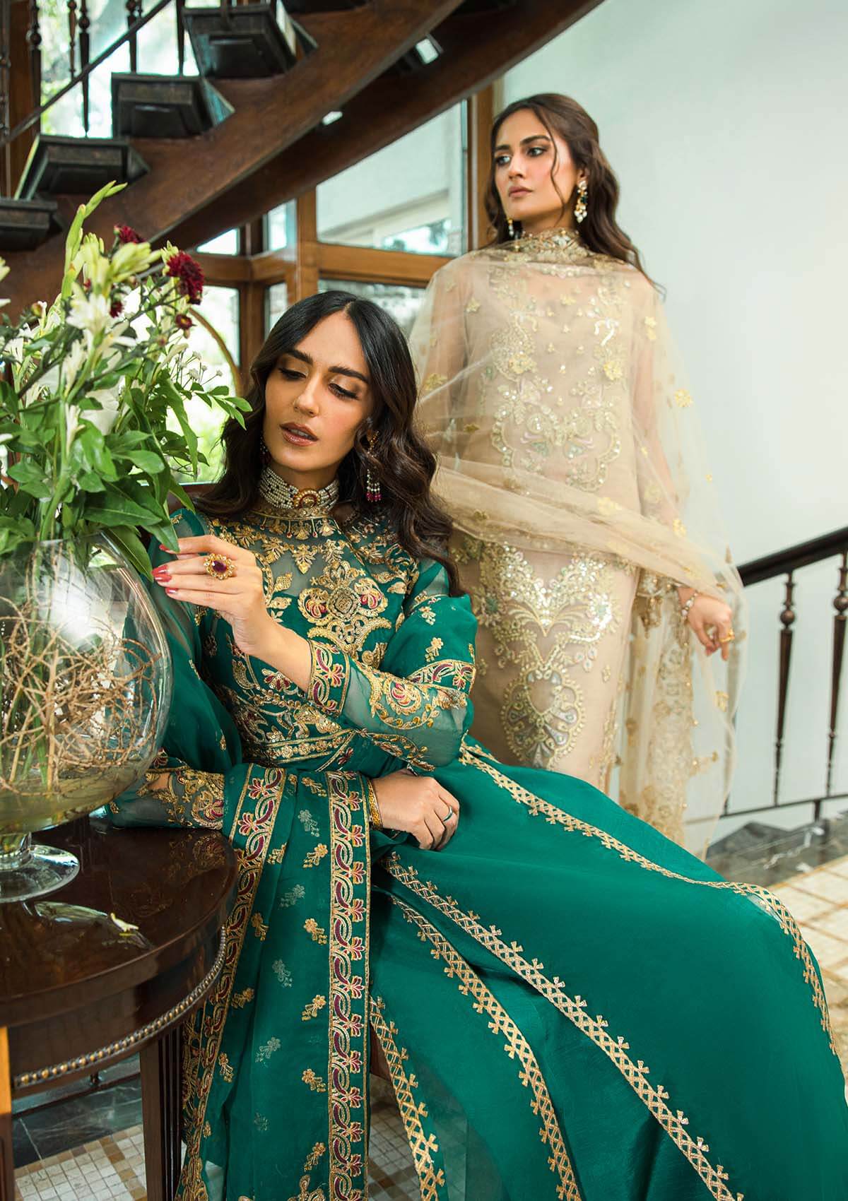 Aik Atelier | Formals Collection | GLOSSIER - LOOK 01 - Rang-e-Khaas