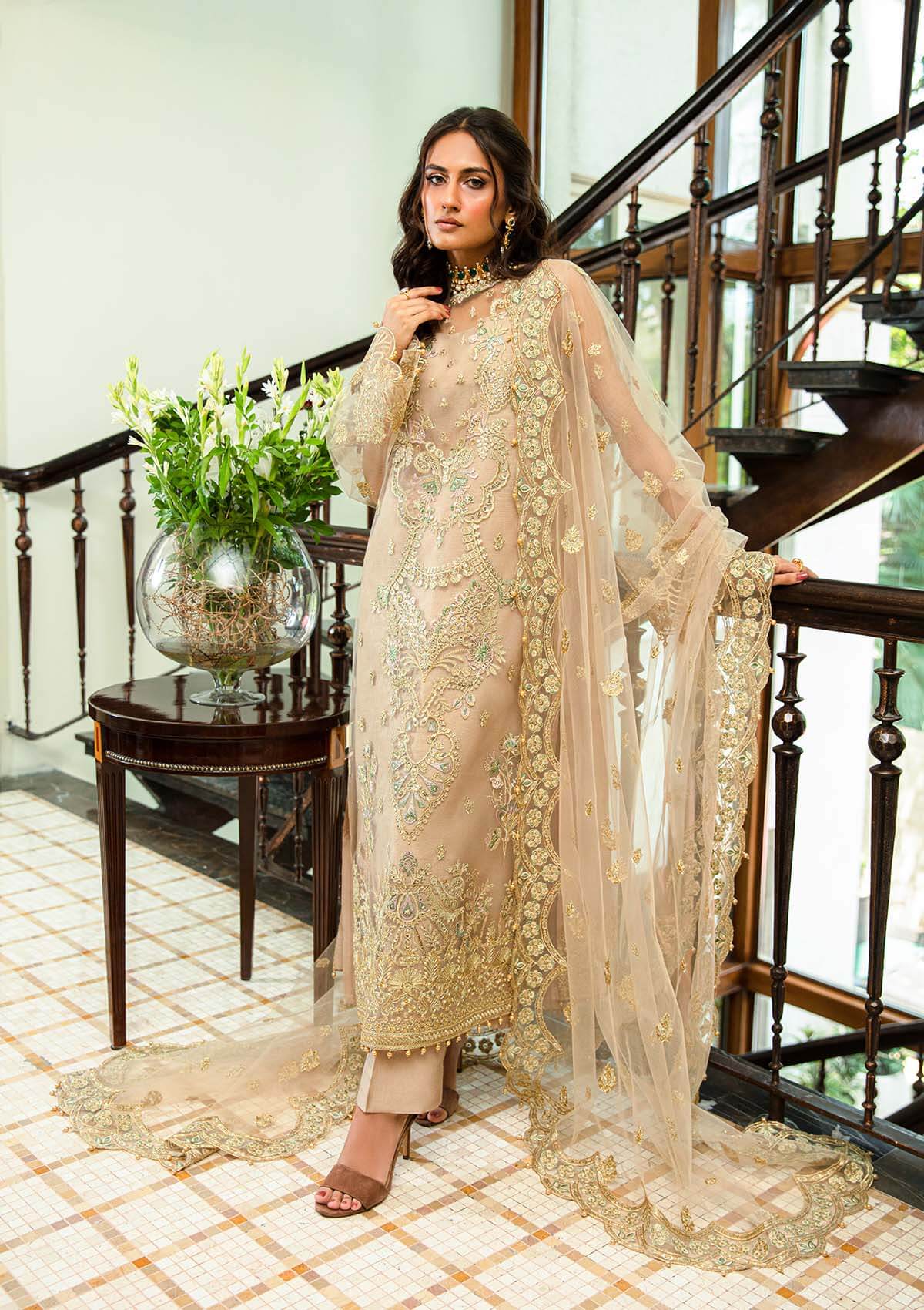 Aik Atelier | Formals Collection | GLOSSIER - LOOK 02 - Rang-e-Khaas