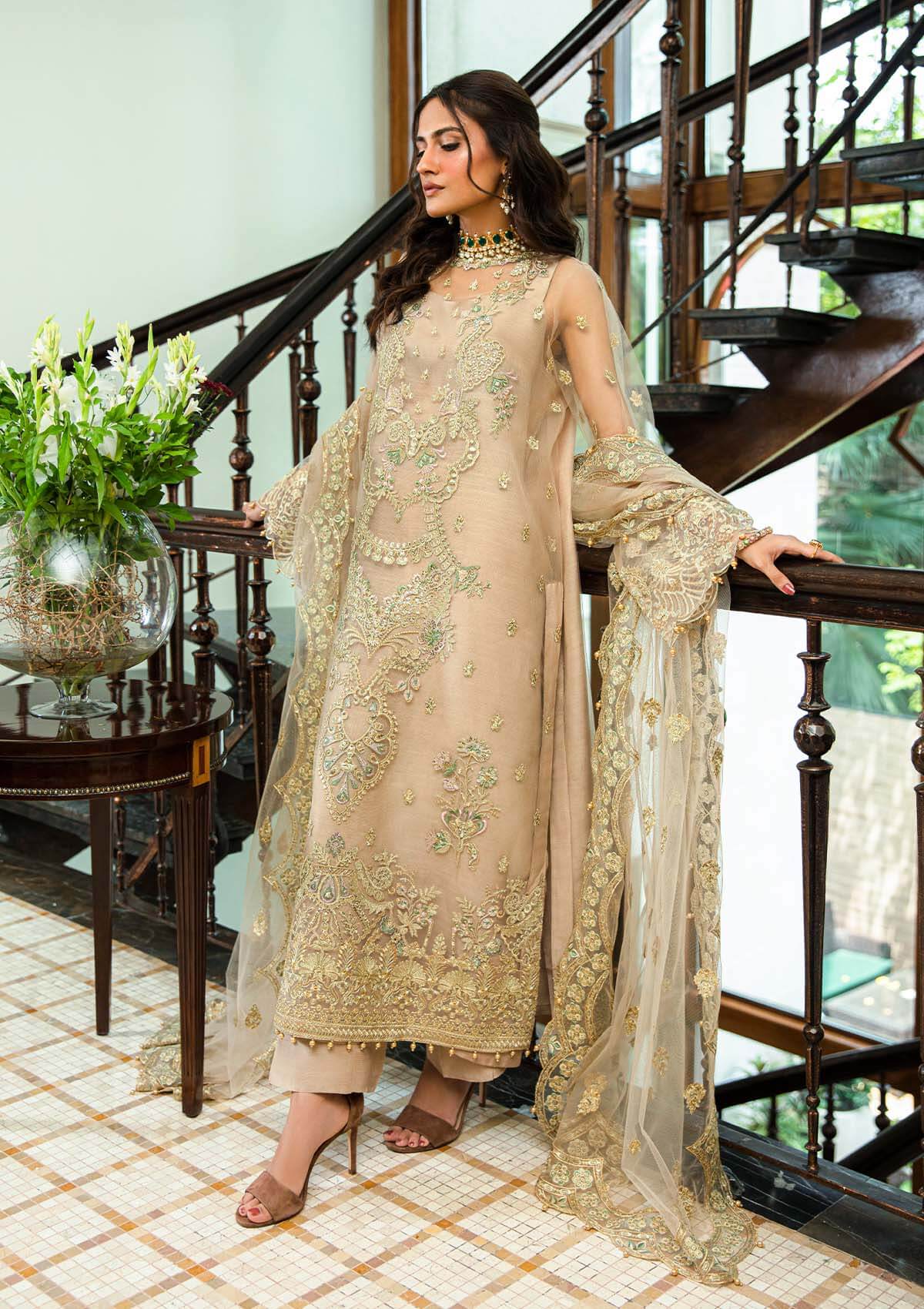 Aik Atelier | Formals Collection | GLOSSIER - LOOK 02 - Rang-e-Khaas